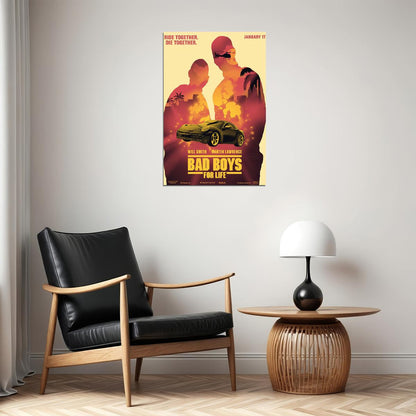 Bad Boys For Life 2020 Movie Comedy Crime Action Poster Wall Art Print Home Wall Decor - xonomax