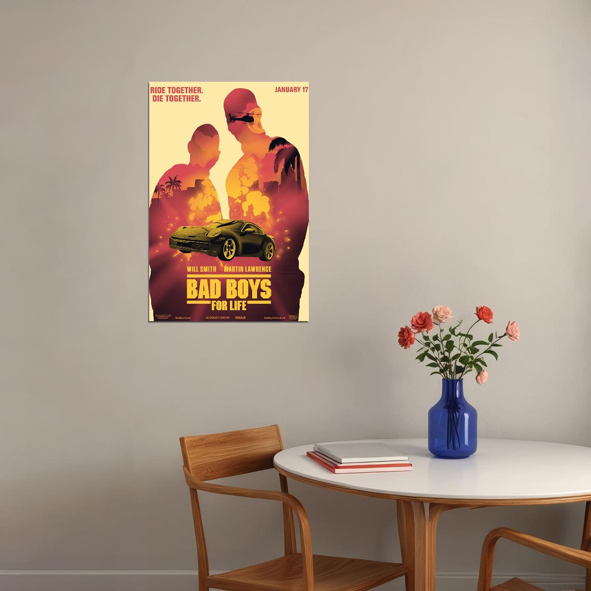 Bad Boys For Life 2020 Movie Comedy Crime Action Poster Wall Art Print Home Wall Decor - xonomax