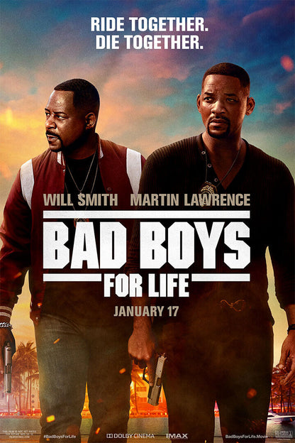 Bad Boys For Life 2020 Movie Crime Comedy Action Poster Wall Art Print Home Wall Decor - xonomax