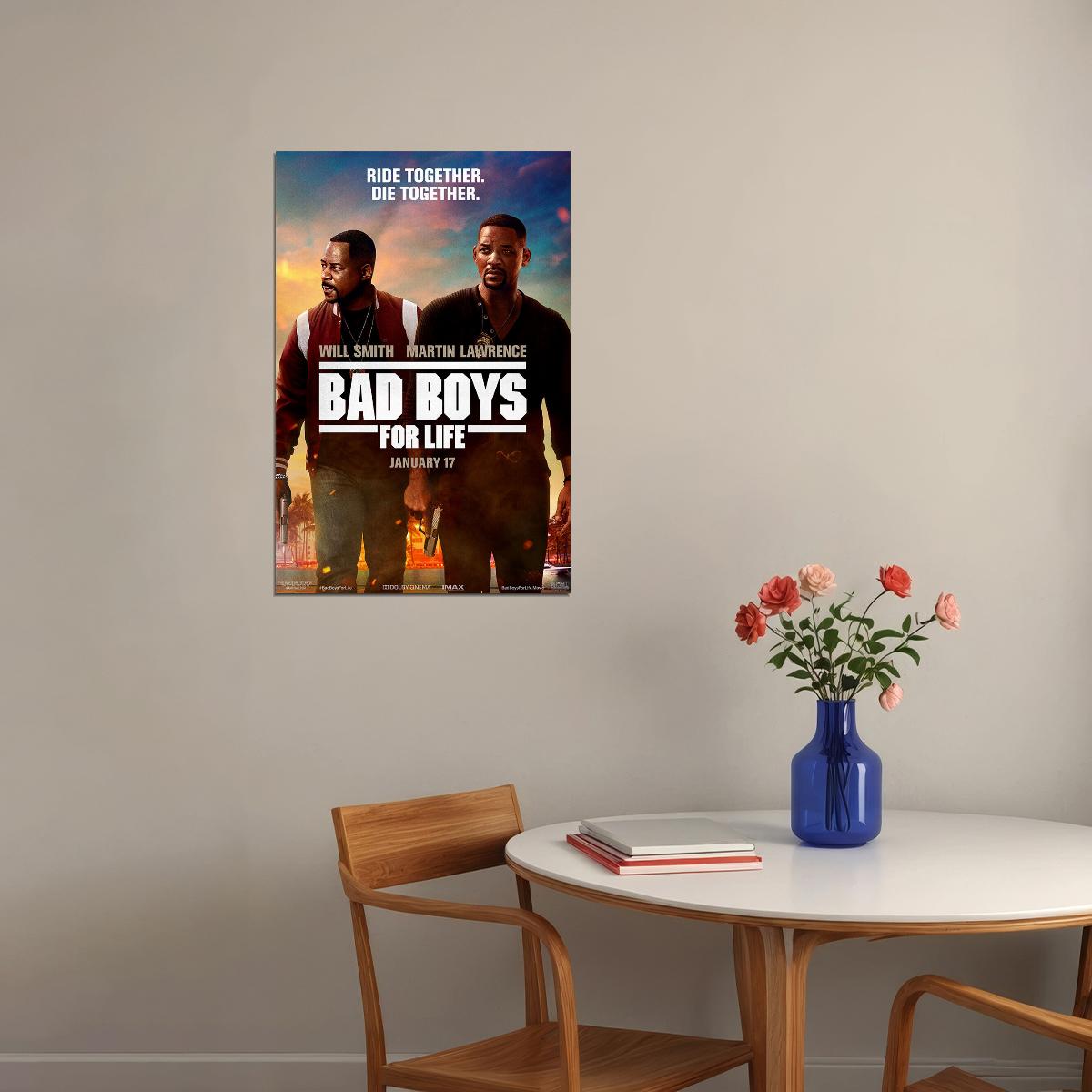 Bad Boys For Life 2020 Movie Crime Comedy Action Poster Wall Art Print Home Wall Decor - xonomax