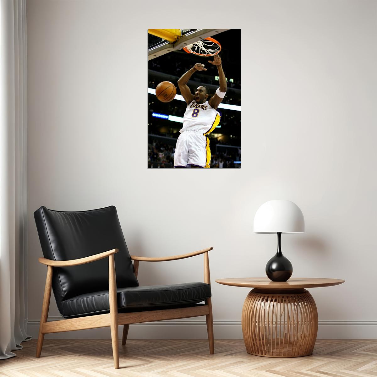 Kobe Bryant Great Star Basketball Legend Atlethe Poster Wall Art Print Home Wall Decor - xonomax