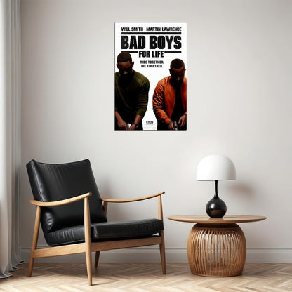 Bad Boys For Life 2020 Movie Action Comedy Crime Poster Wall Art Print Home Wall Decor - xonomax