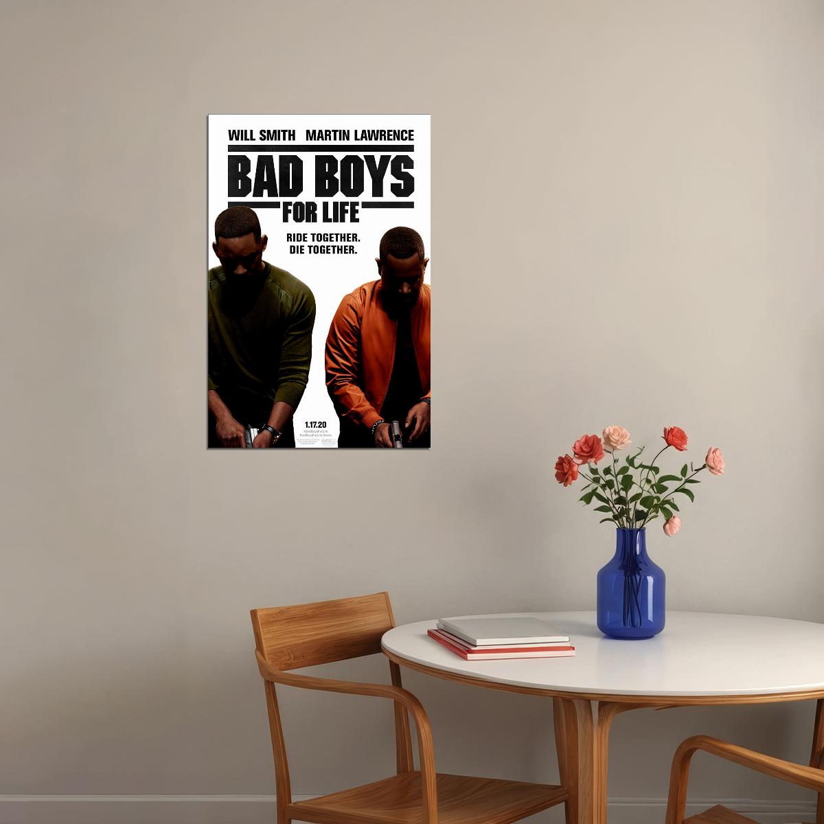 Bad Boys For Life 2020 Movie Action Comedy Crime Poster Wall Art Print Home Wall Decor - xonomax
