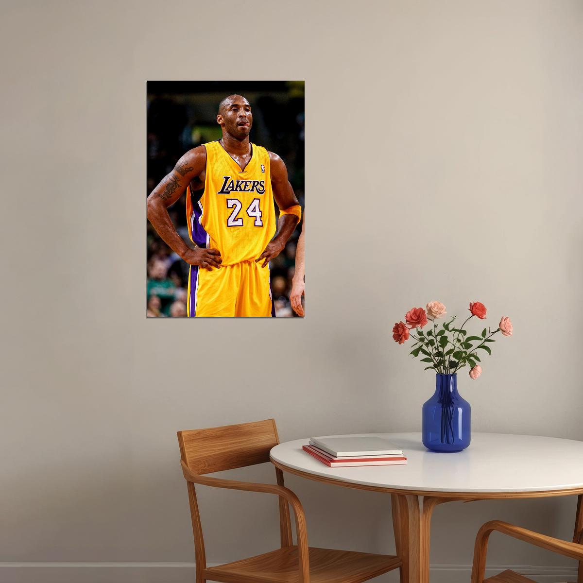 Kobe Bryant Retirement Show Championship Mvp Poster Wall Art Print Home Wall Decor - xonomax