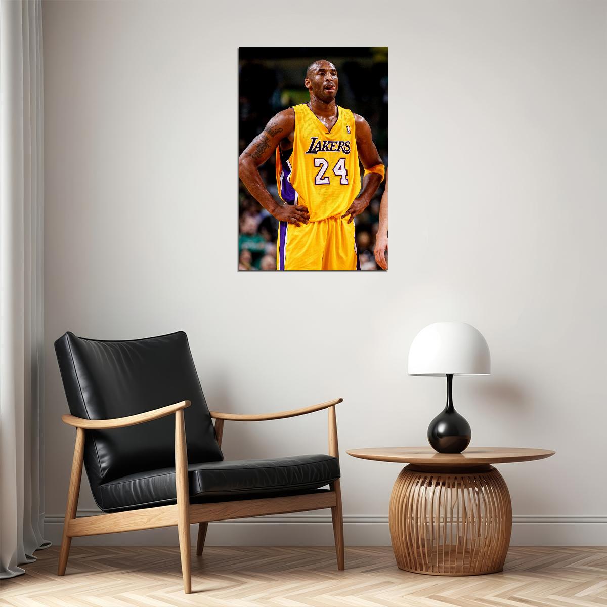 Kobe Bryant Retirement Show Championship Mvp Poster Wall Art Print Home Wall Decor - xonomax