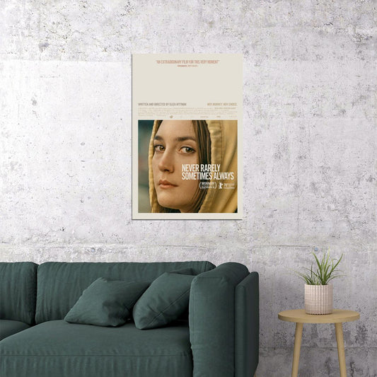 Never Rarely Sometimes Always Movie 2020 Drama Poster Wall Art Print Home Wall Decor - xonomax