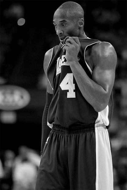 Kobe Bryant Great Star Black White Poster Wall Art Print Home Wall Decor - xonomax