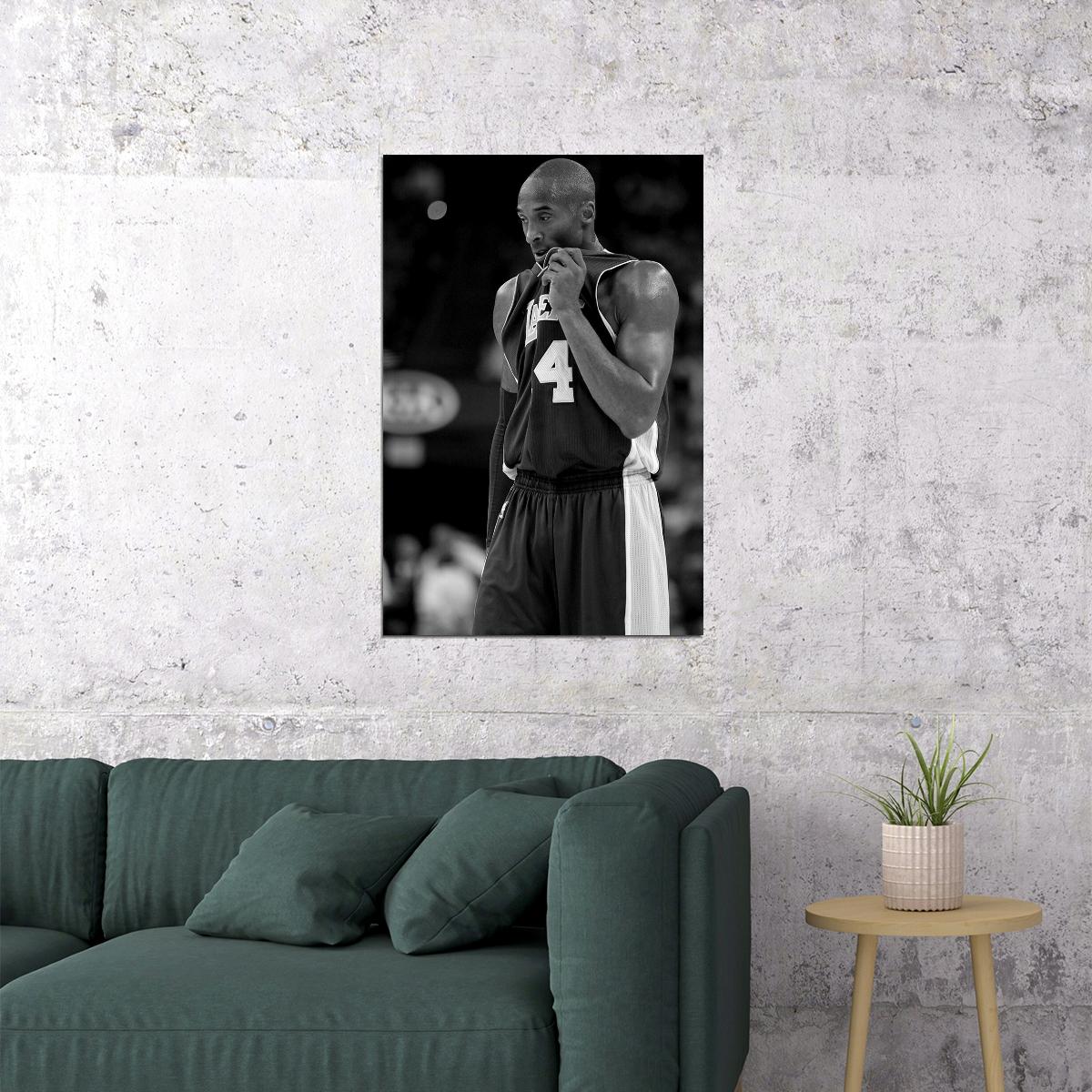 Kobe Bryant Great Star Black White Poster Wall Art Print Home Wall Decor - xonomax