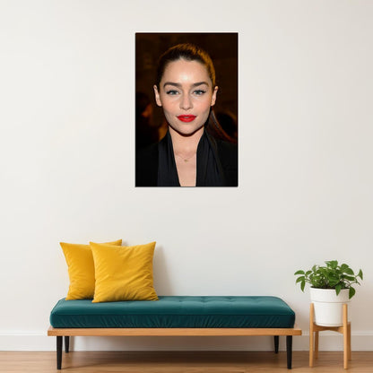 Emilia Clarke Actress Model Star Beauty Poster Wall Art Print Home Wall Decor - xonomax