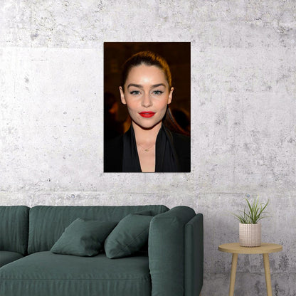 Emilia Clarke Actress Model Star Beauty Poster Wall Art Print Home Wall Decor - xonomax