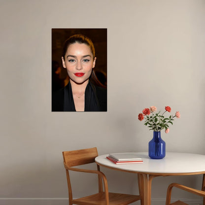 Emilia Clarke Actress Model Star Beauty Poster Wall Art Print Home Wall Decor - xonomax