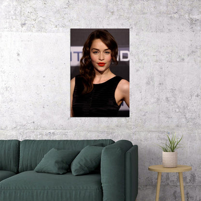Emilia Clarke Actress Model Star Beauty Poster Wall Art Print Home Wall Decor - xonomax