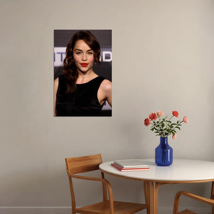 Emilia Clarke Actress Model Star Beauty Poster Wall Art Print Home Wall Decor - xonomax