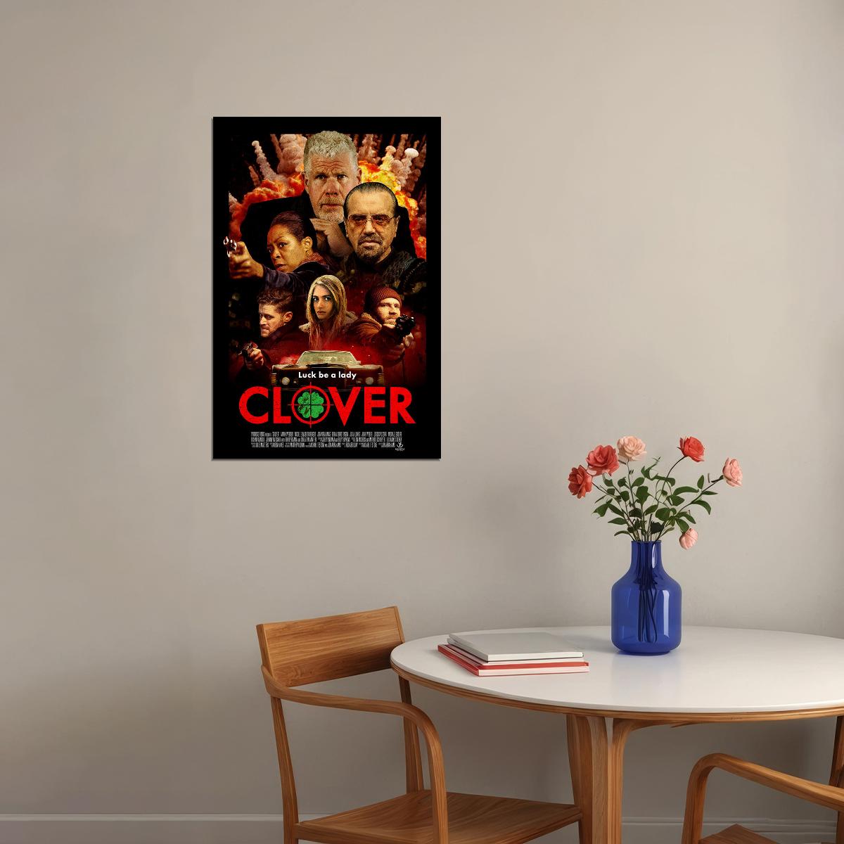 Clover Movie 2020 Comedy Crime Thriller Poster Wall Art Print Home Wall Decor - xonomax