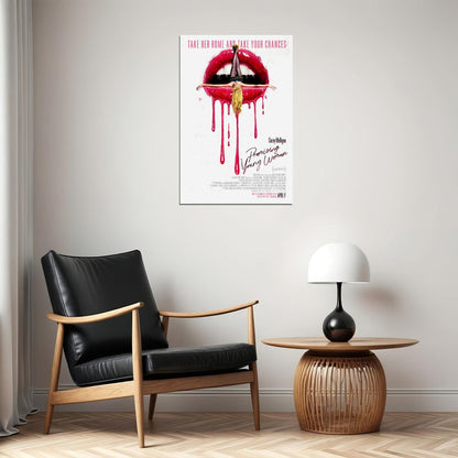 Promising Young Woman Movie Sexy Girl Drama Thriller Poster Wall Art Print Home Wall Decor - xonomax