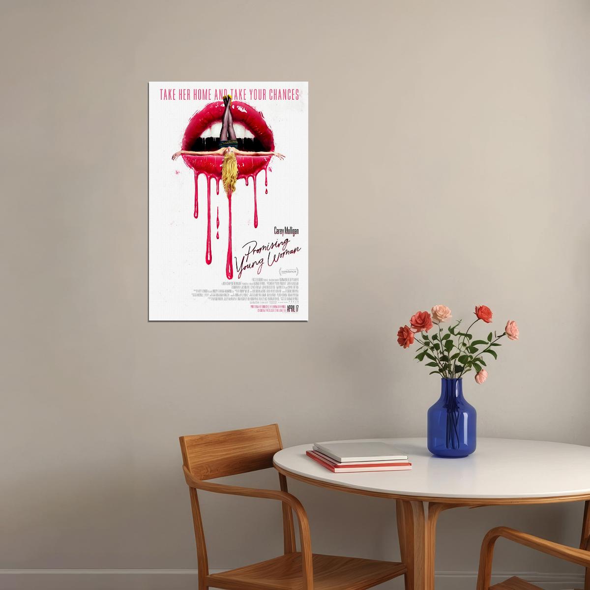 Promising Young Woman Movie Sexy Girl Drama Thriller Poster Wall Art Print Home Wall Decor - xonomax