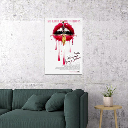 Promising Young Woman Movie Sexy Girl Drama Thriller Poster Wall Art Print Home Wall Decor - xonomax