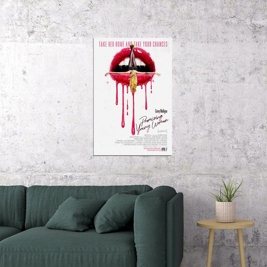 Promising Young Woman Movie Sexy Girl Drama Thriller Poster Wall Art Print Home Wall Decor - xonomax