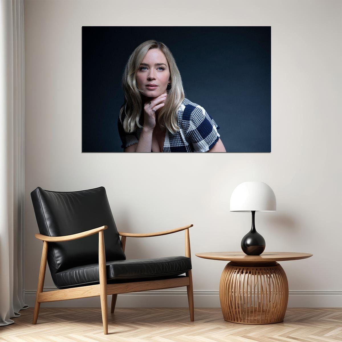 Emily Blunt Actress Awarded Actor Poster Wall Art Print Home Wall Decor - xonomax