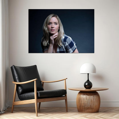 Emily Blunt Actress Awarded Actor Poster Wall Art Print Home Wall Decor - xonomax