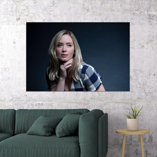 Emily Blunt Actress Awarded Actor Poster Wall Art Print Home Wall Decor - xonomax