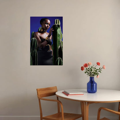 Lupita Nyong'o Kenyan Mexican Film Director And Actor Poster Wall Art Print Home Wall Decor - xonomax