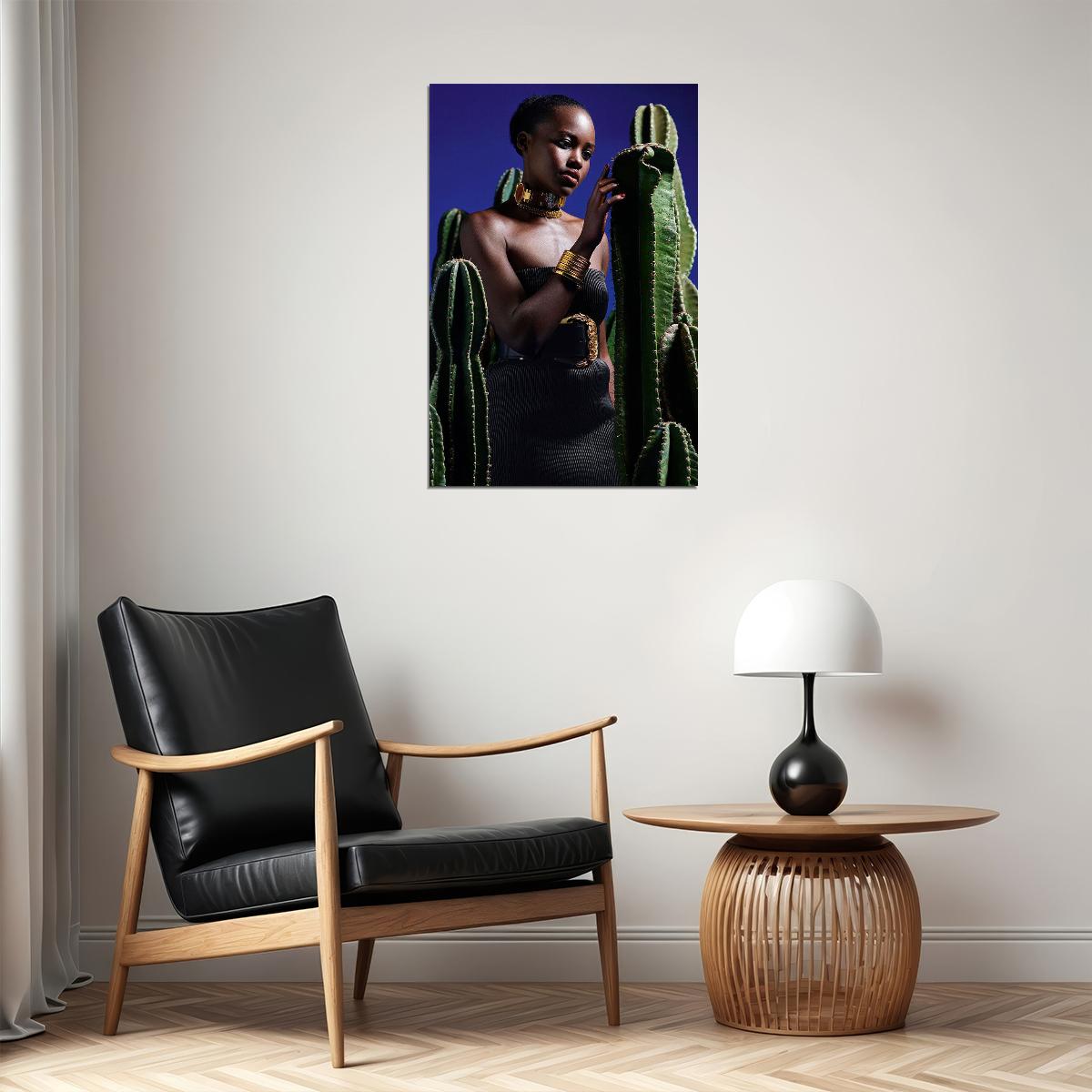 Lupita Nyong'o Kenyan Mexican Film Director And Actor Poster Wall Art Print Home Wall Decor - xonomax