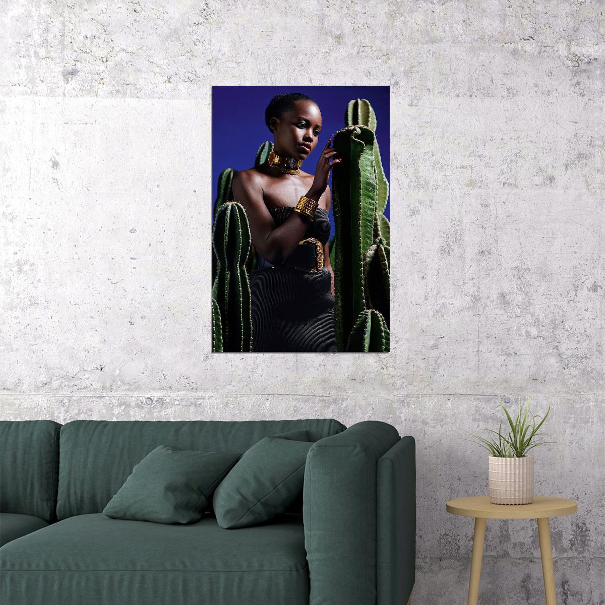 Lupita Nyong'o Kenyan Mexican Film Director And Actor Poster Wall Art Print Home Wall Decor - xonomax