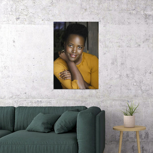 Lupita Nyong'o Kenyan Mexican Actor And Film Director Poster Wall Art Print Home Wall Decor - xonomax