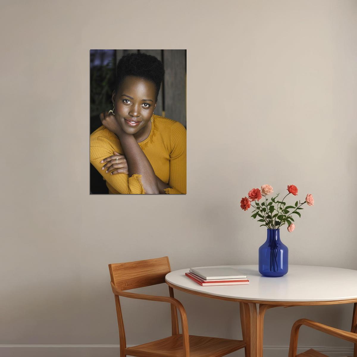 Lupita Nyong'o Kenyan Mexican Actor And Film Director Poster Wall Art Print Home Wall Decor - xonomax