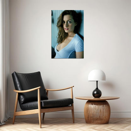 Anne Hathaway American Singer And Artist Poster Wall Art Print Home Wall Decor - xonomax