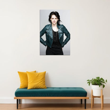 Kristen Stewart American Actress Attractive Model Poster Wall Art Print Home Wall Decor - xonomax