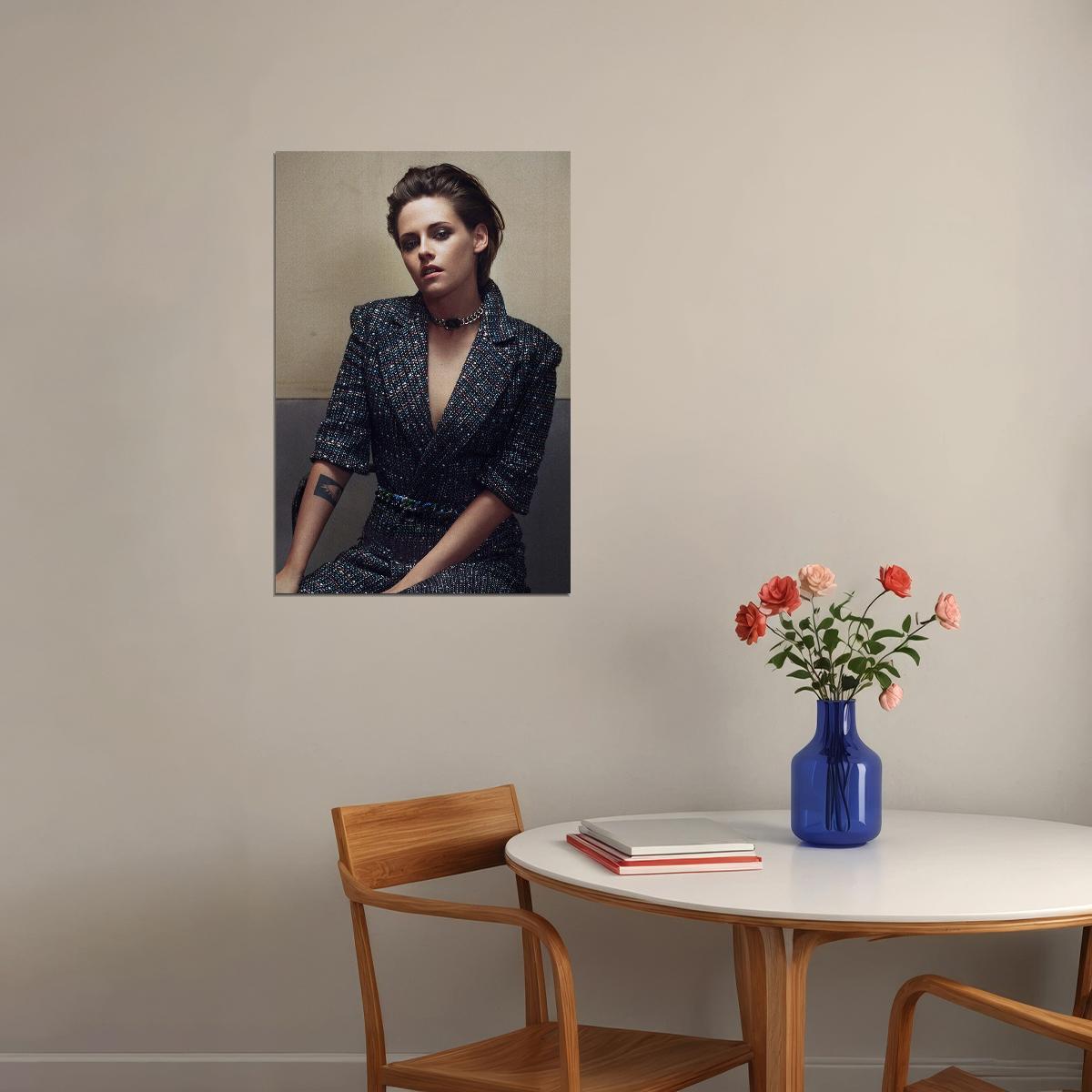 Kristen Stewart American Actress And Filmmaker Poster Wall Art Print Home Wall Decor - xonomax