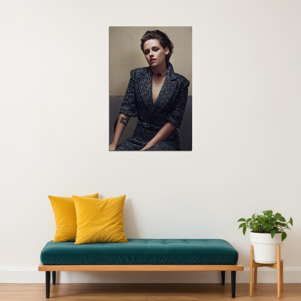 Kristen Stewart American Actress And Filmmaker Poster Wall Art Print Home Wall Decor - xonomax