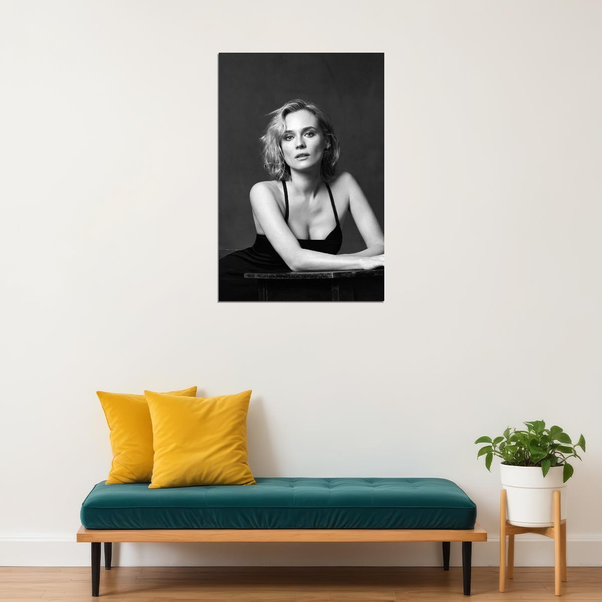 Diane Kruger German Artist And Actor Poster Wall Art Print Home Wall Decor - xonomax