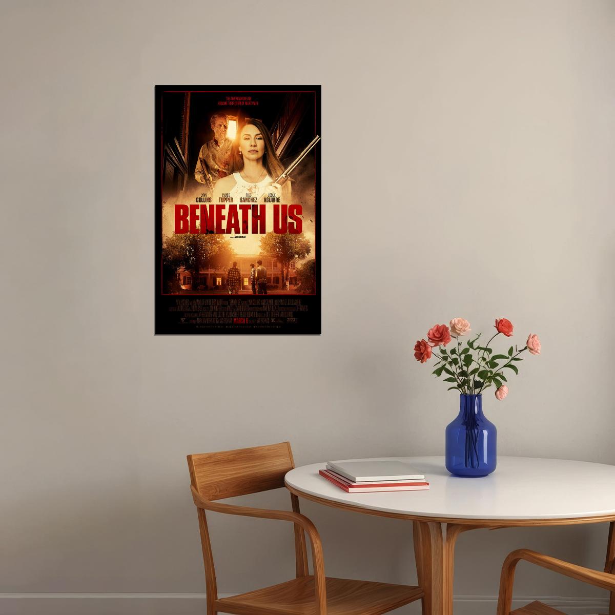 Beneath Us Movie Horror Thriller 2020 Poster Wall Art Print Home Wall Decor - xonomax