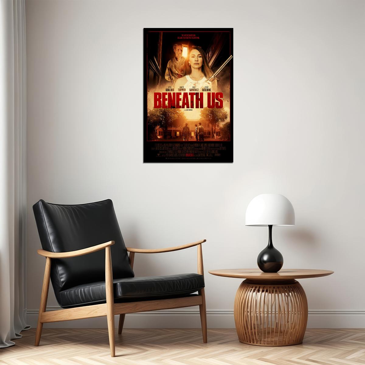 Beneath Us Movie Horror Thriller 2020 Poster Wall Art Print Home Wall Decor - xonomax