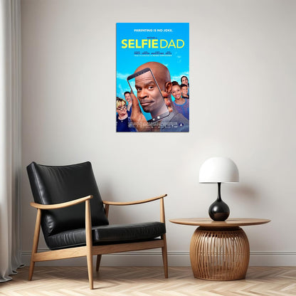 Selfie Dad Movie Comedy Family 2020 Poster Wall Art Print Home Wall Decor - xonomax