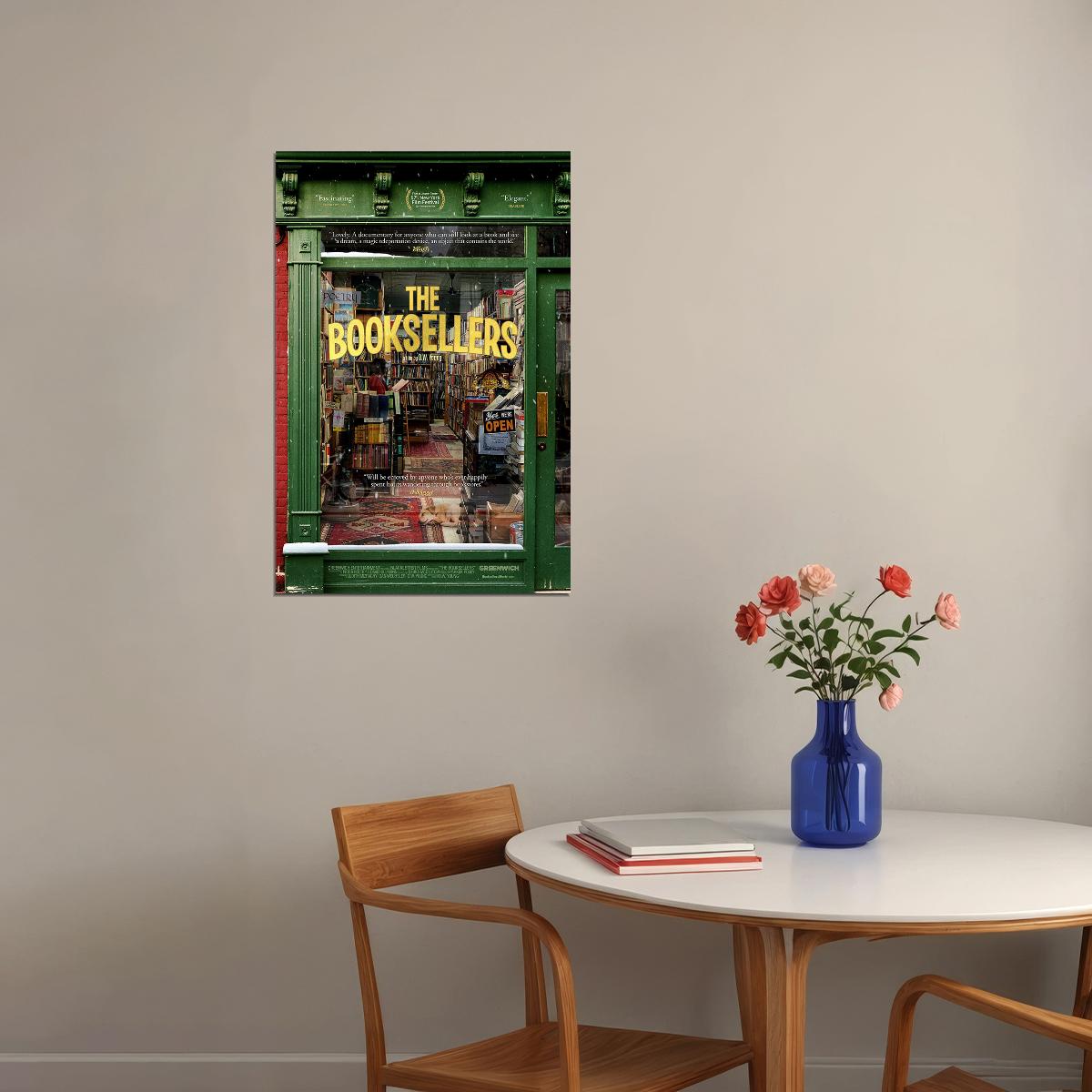 The Booksellers Movie 2020 Documentary Poster Wall Art Print Home Wall Decor - xonomax