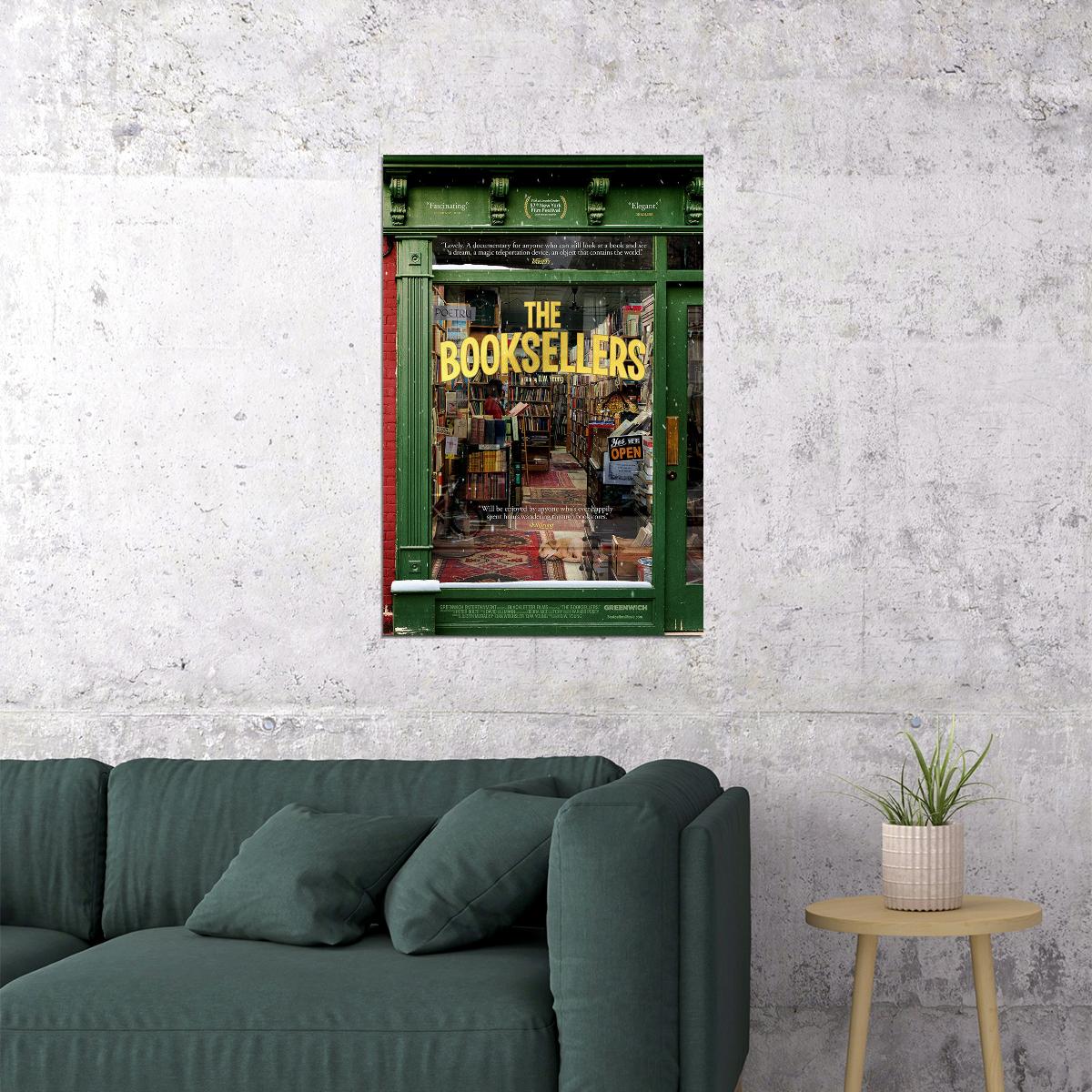The Booksellers Movie 2020 Documentary Poster Wall Art Print Home Wall Decor - xonomax