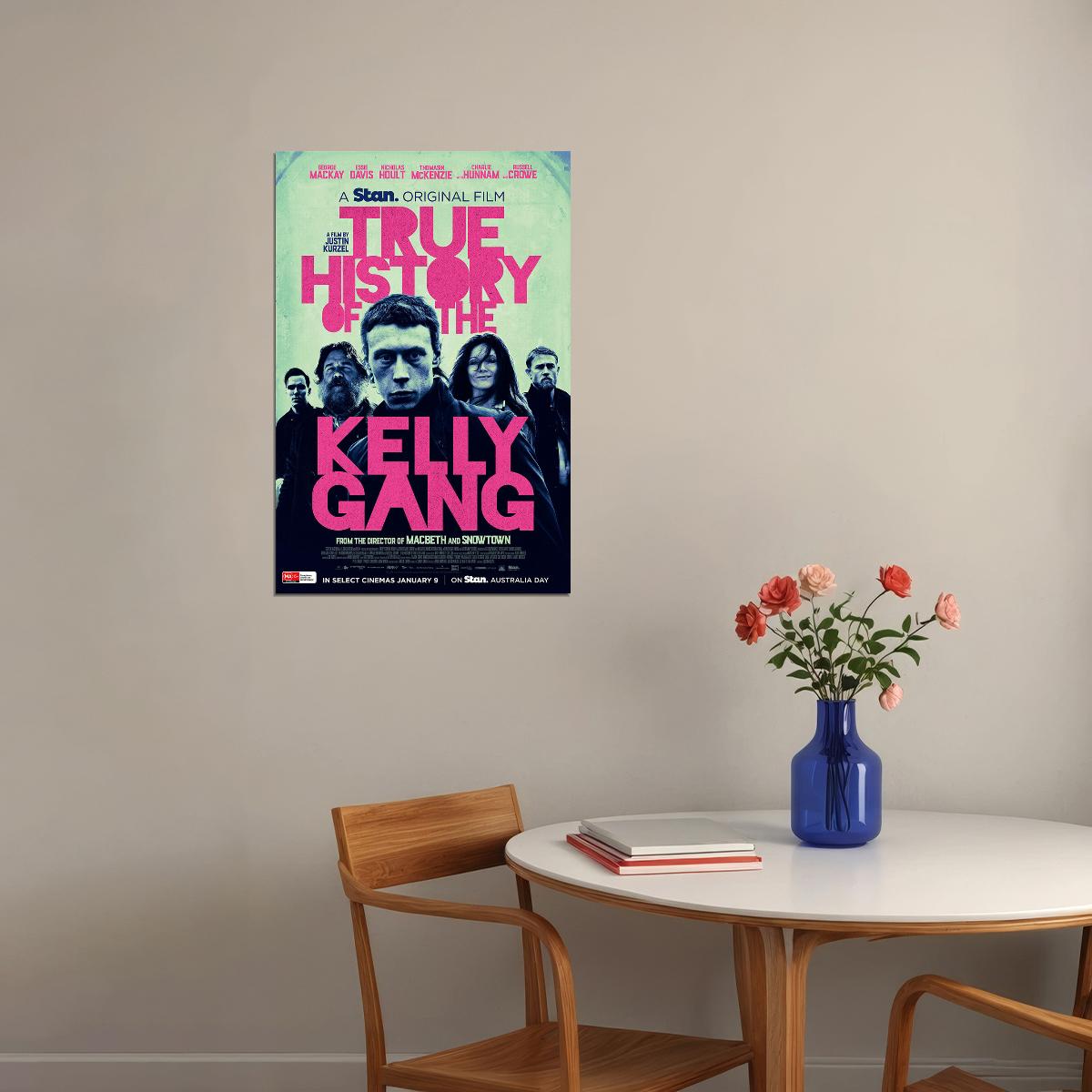 True History Of The Kelly Gang Movie Crime 2020 Poster Wall Art Print Home Wall Decor - xonomax