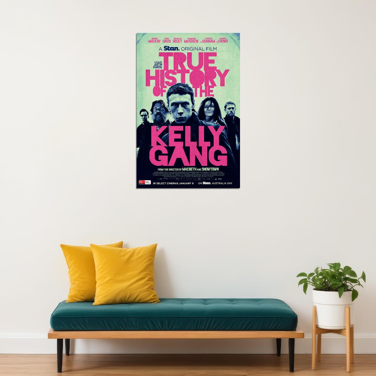 True History Of The Kelly Gang Movie Crime 2020 Poster Wall Art Print Home Wall Decor - xonomax