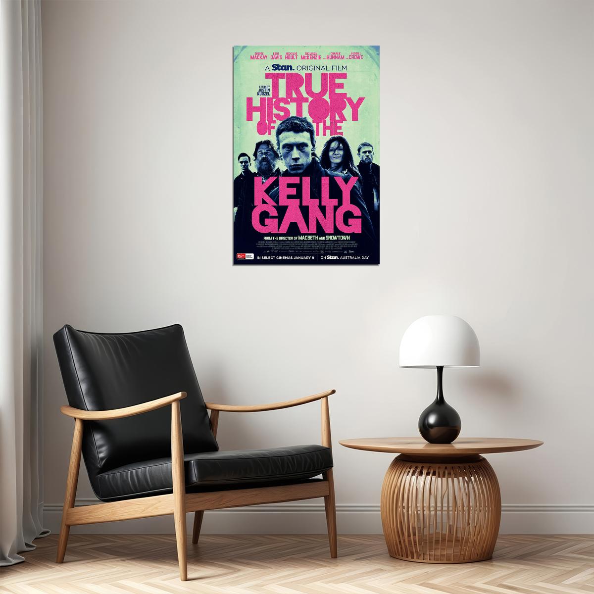 True History Of The Kelly Gang Movie Crime 2020 Poster Wall Art Print Home Wall Decor - xonomax