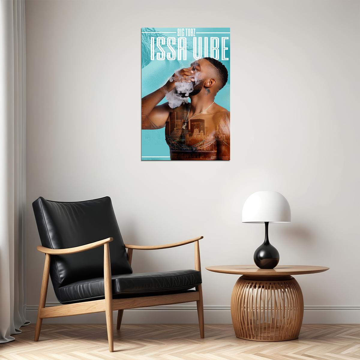 Big Tobz Album Issa Vibe Music 2020 Cover Poster Wall Art Print Home Wall Decor - xonomax