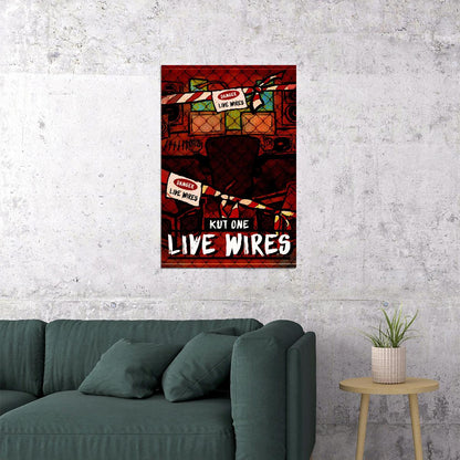 Kut One Live Wires 2020 Rap Music Cover Album Poster Wall Art Print Home Wall Decor - xonomax