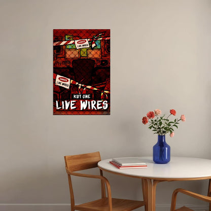 Kut One Live Wires 2020 Rap Music Cover Album Poster Wall Art Print Home Wall Decor - xonomax