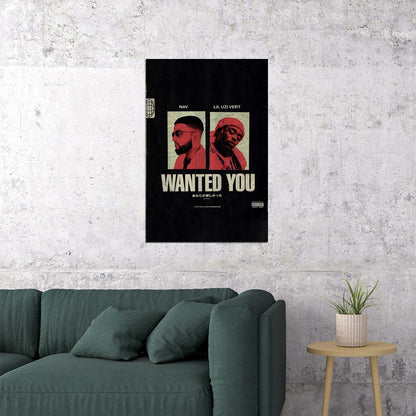 Nav And Lil Uzi Vert Wanted You Music Album Poster Wall Art Print Home Wall Decor - xonomax