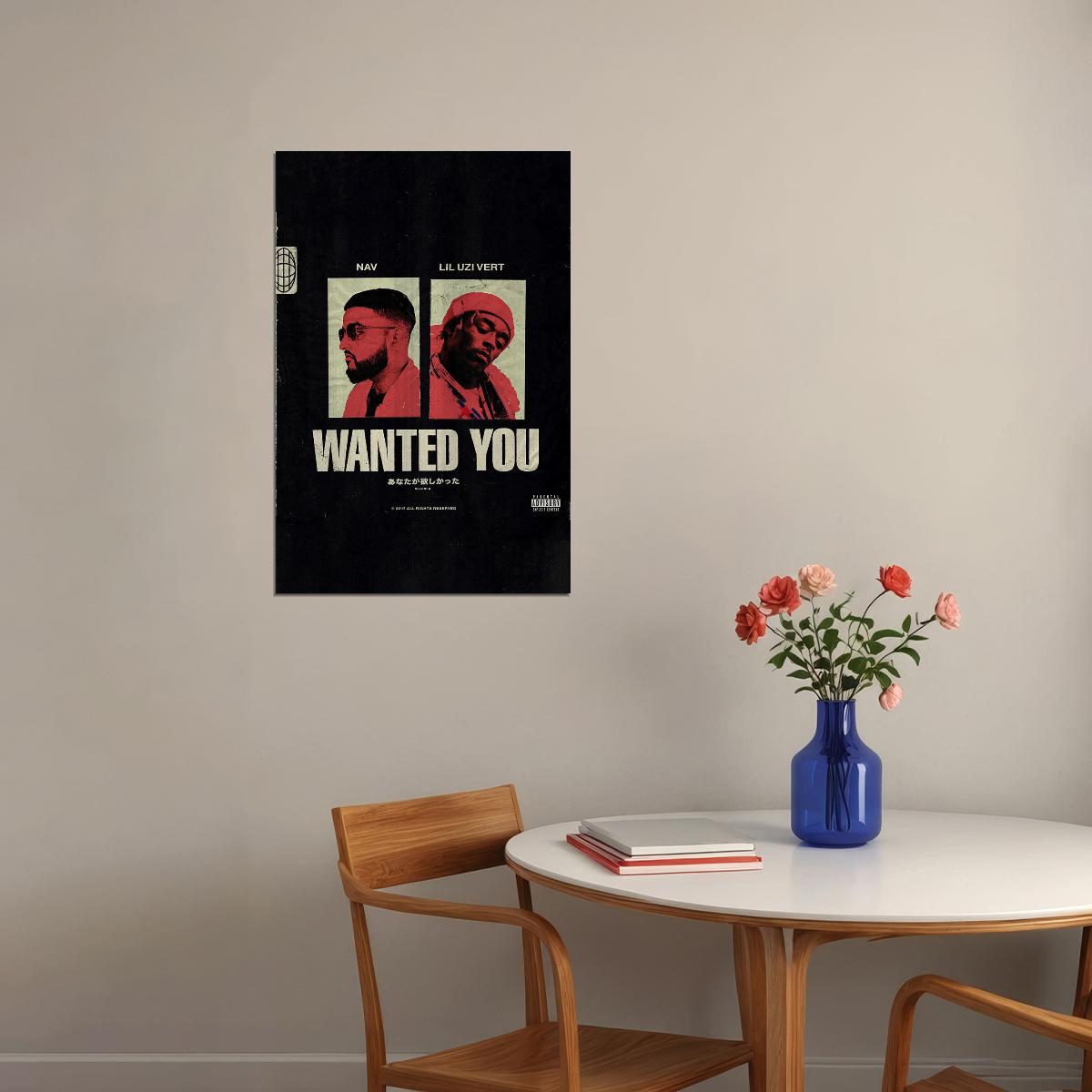 Nav And Lil Uzi Vert Wanted You Music Album Poster Wall Art Print Home Wall Decor - xonomax