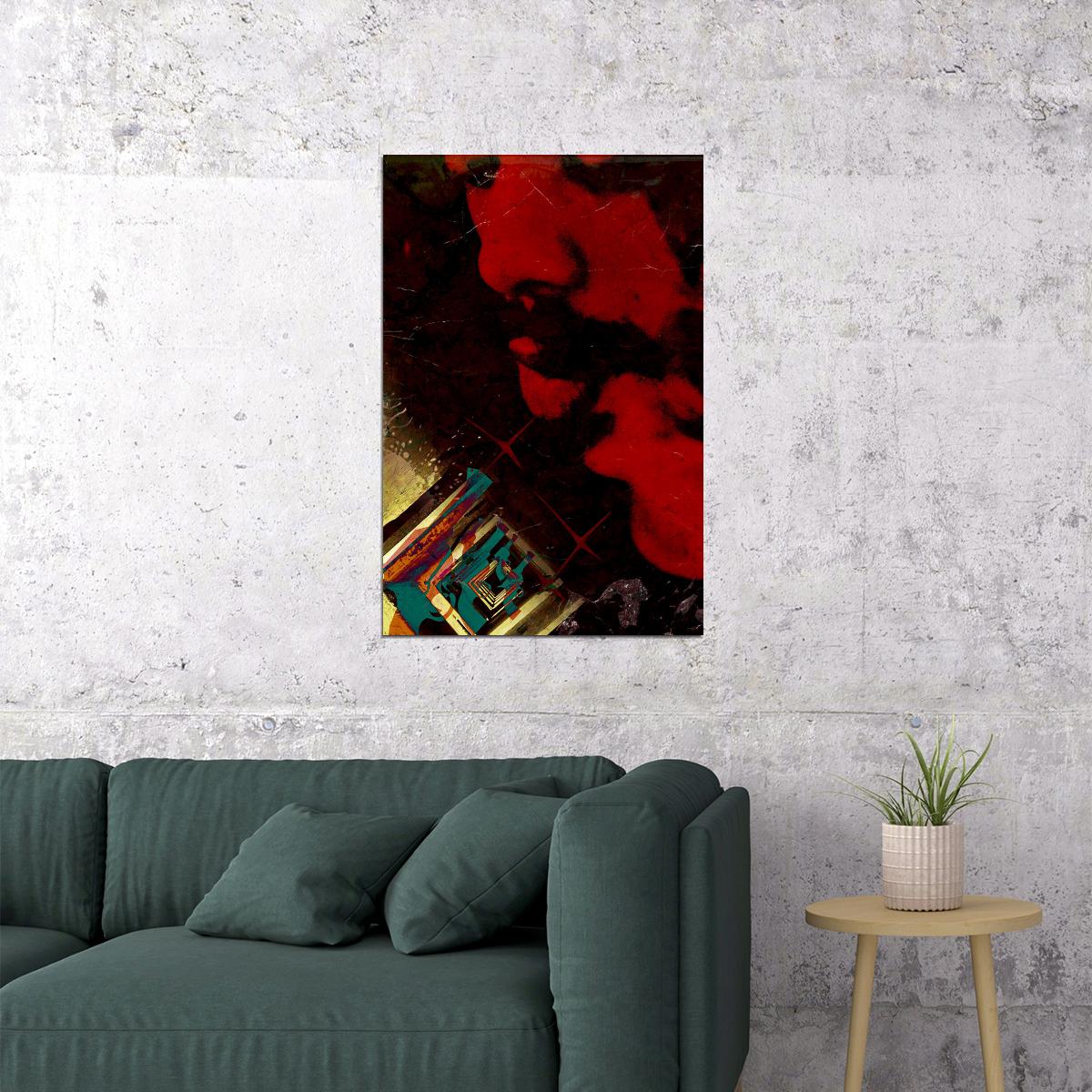 Evill Dewer A Beautiful Derangement Rap Music Poster Wall Art Print Home Wall Decor - xonomax