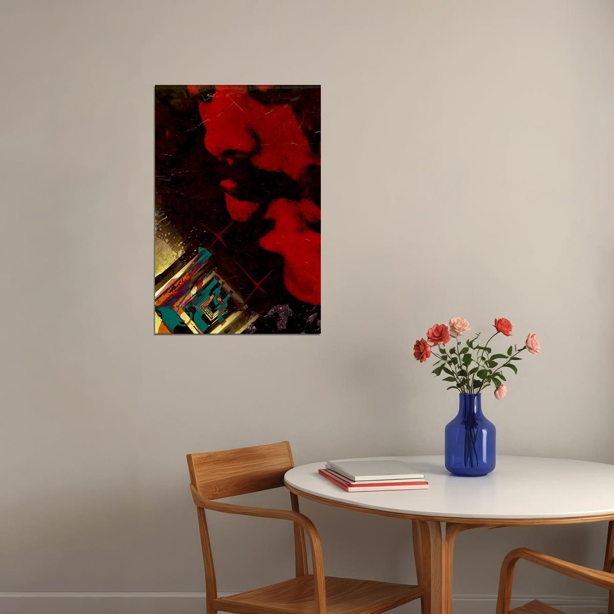 Evill Dewer A Beautiful Derangement Rap Music Poster Wall Art Print Home Wall Decor - xonomax